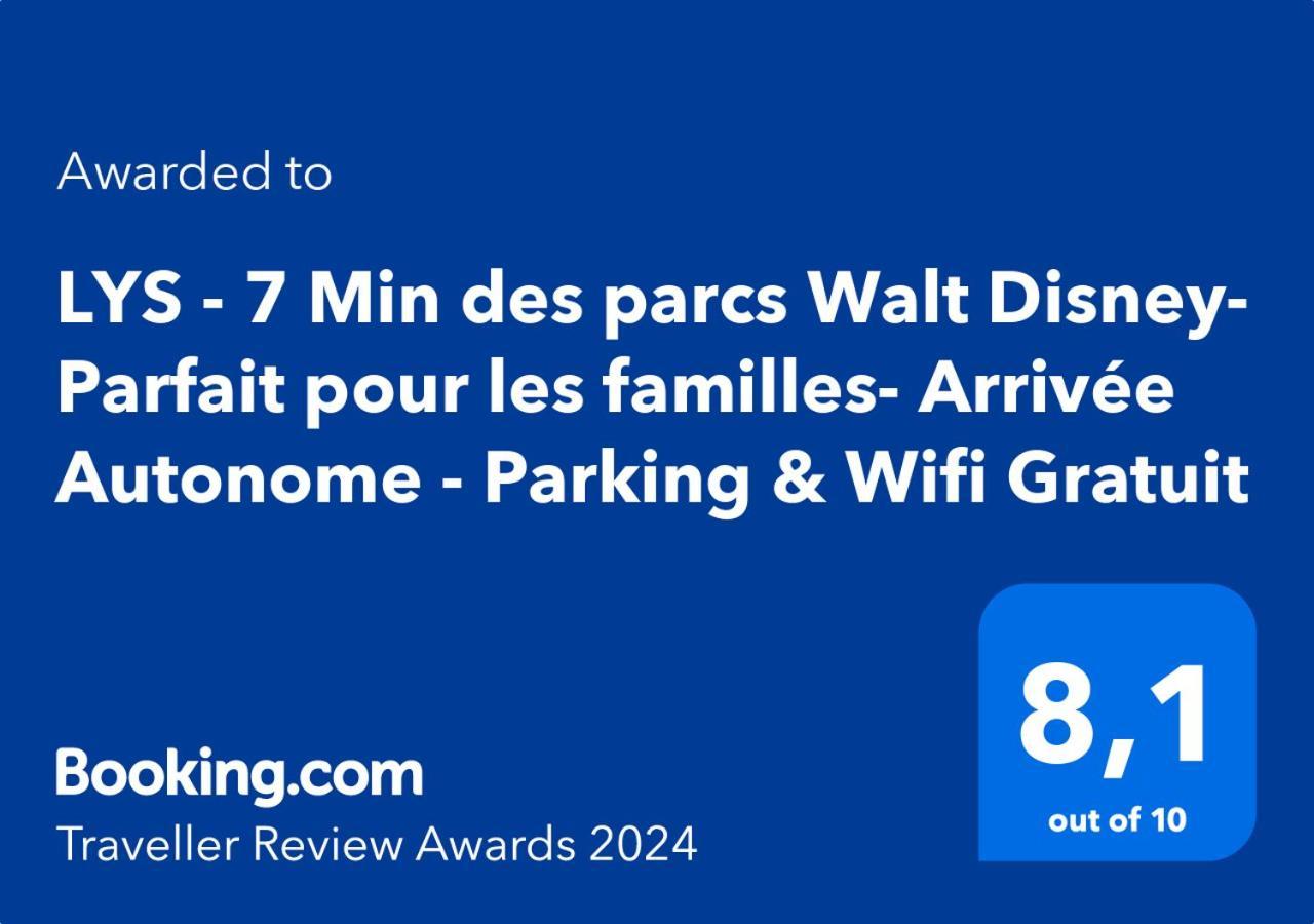 Charmant appart LYS parfait pour les familles - 7 MIN DISNEYLAND - PARKING&WIFI Magny-le-Hongre Extérieur photo